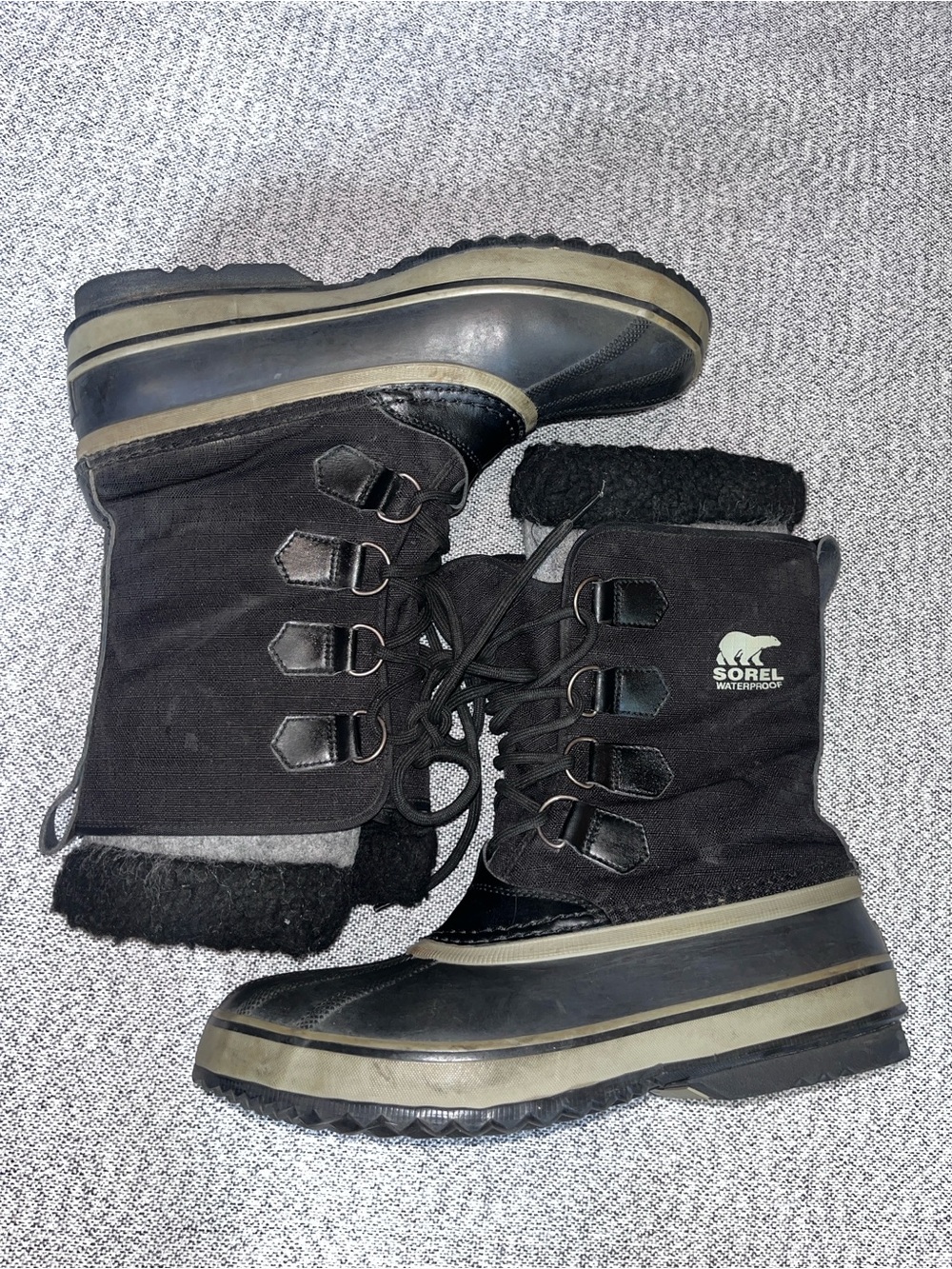 Sorel 1964 Pac Nylon - Black Men’s Size 10 in EUC